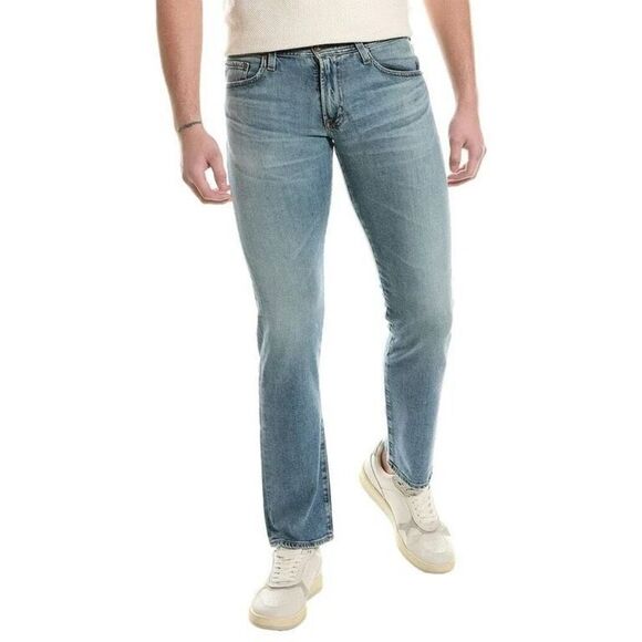 Adriano Goldshmeid The Graduate distressed tailored leg 33x30 jeans - Picture 1 of 7